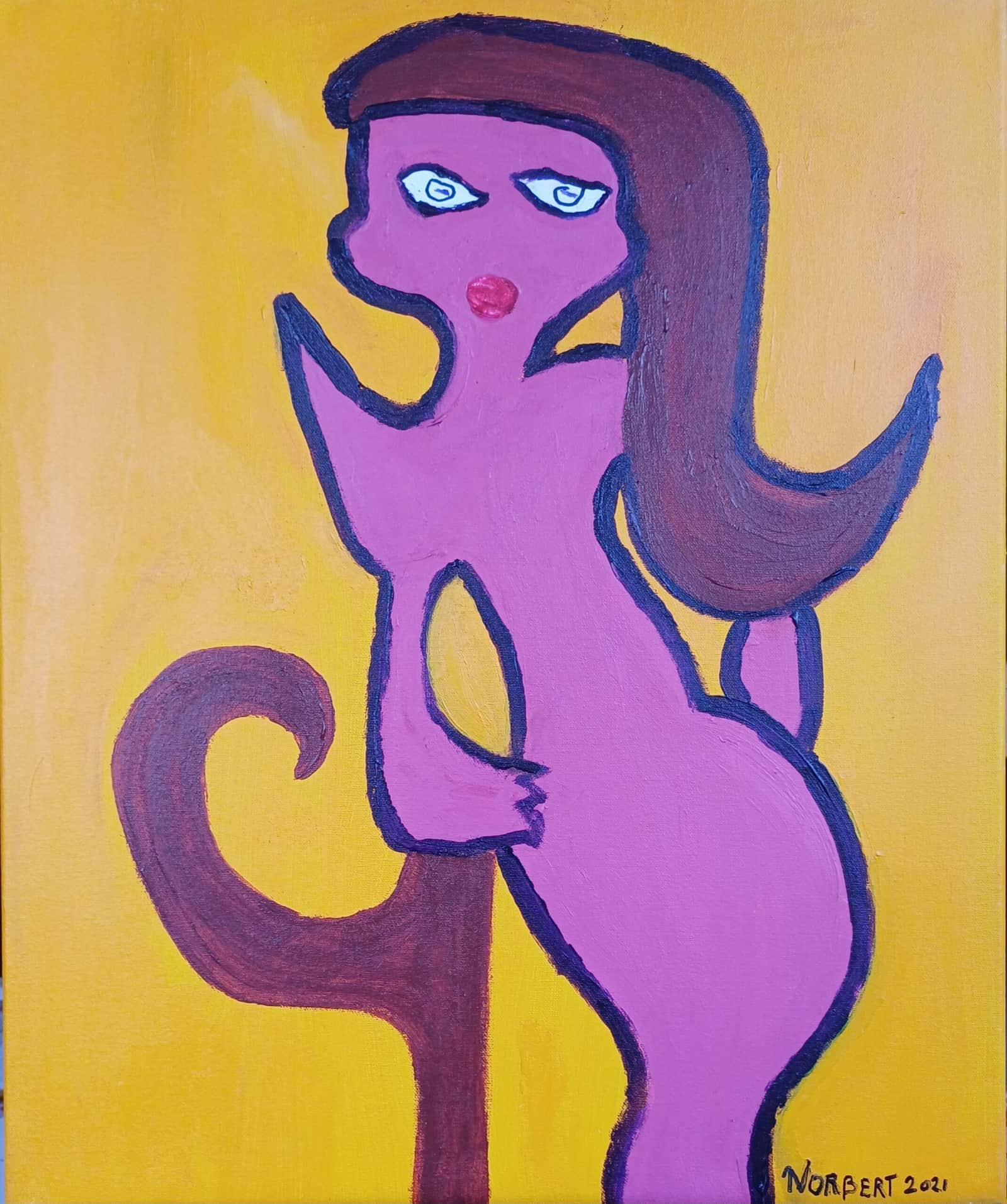 De Vrouw op Stoel (449), 2021 Not available-on Consignment